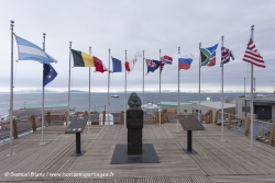 Buste de Richard Byrd à la base américaine de McMurdo