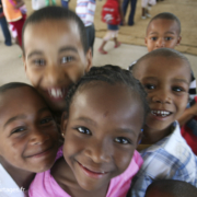 Dans une école d'un bidonville de Cape Town