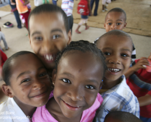 Dans une école d'un bidonville de Cape Town