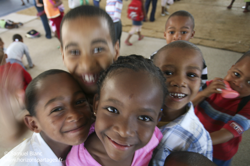 Dans une école d'un bidonville de Cape Town