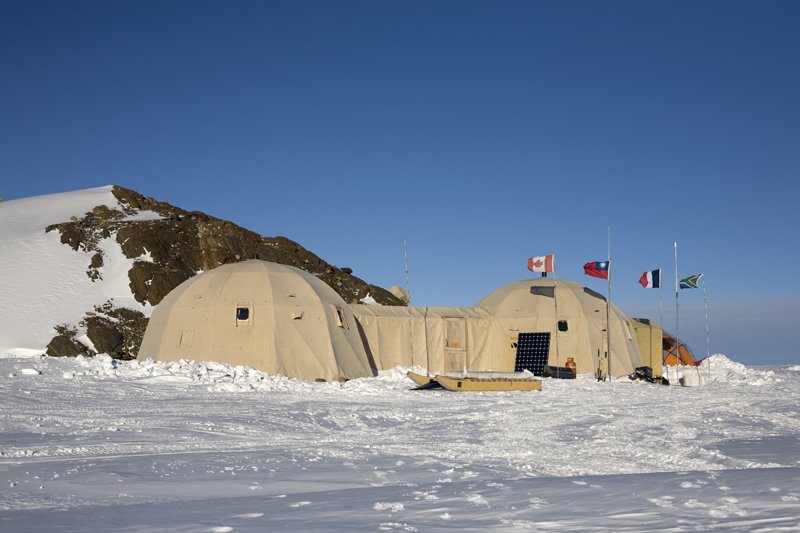 Whichaway Camp en Terre de la Reine Maud