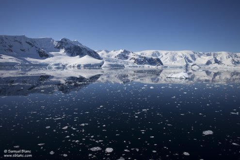 La baie Wilhelmina en Antarctique