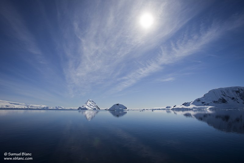 La baie Wilhelmina en Antarctique