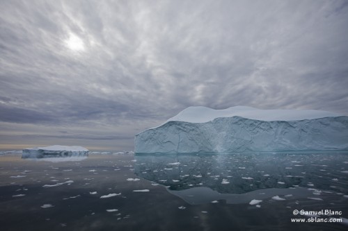 Icebergs au Groenland