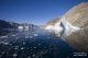 Icebergs dans le fjord de l'Empereur François Joseph au Groenland