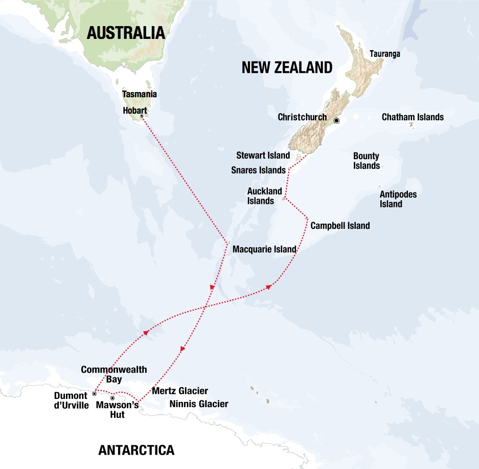 Carte du voyage