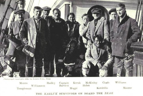 Les survivants du Karluk en 1914