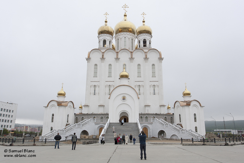 La cathédrale orthodoxe de Magadan