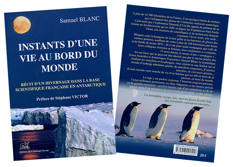 Livre Instants d'une vie à bord du monde