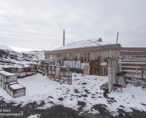 Cabane de l'expédition Nimrod au cap Royds sur l'île Ross