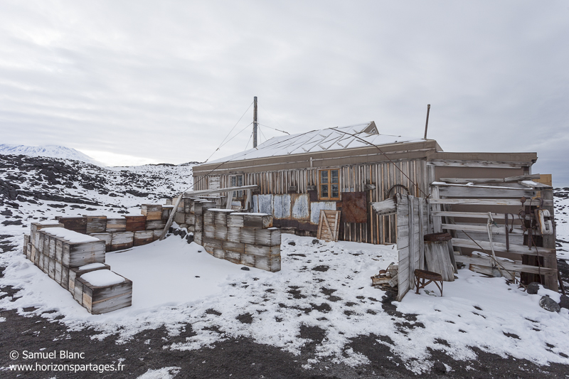 Cabane de l'expédition Nimrod au cap Royds sur l'île Ross