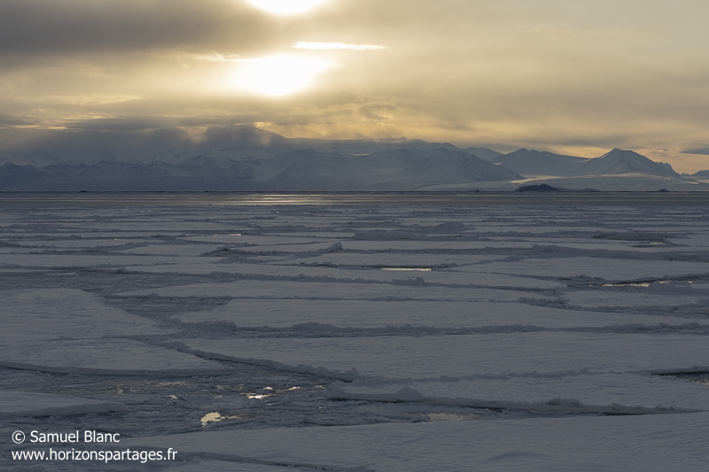 Débâcle dans le détroit de McMurdo