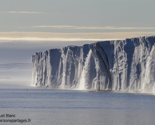 Glacier Bråsvell (Bråsvellbreen) au Svalbard