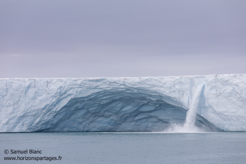Glacier Bråsvell (Bråsvellbreen) au Svalbard
