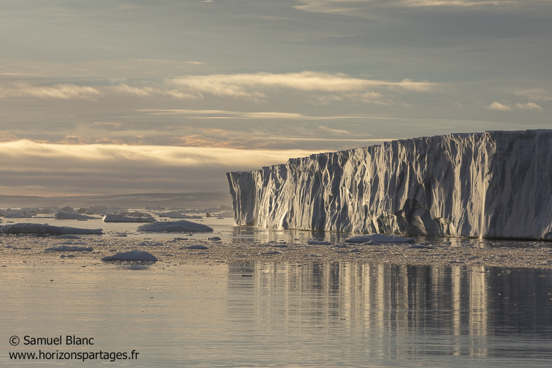 Glacier Bråsvell (Bråsvellbreen) au Svalbard